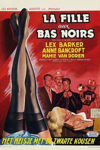 The Girl in Black Stockings - Posters