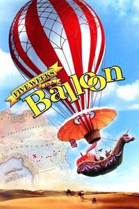 Five Weeks in a Balloon - Poster