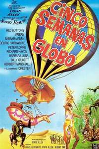 Five Weeks in a Balloon - Poster