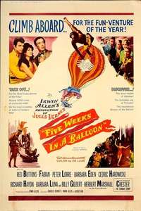 Five Weeks in a Balloon - Poster