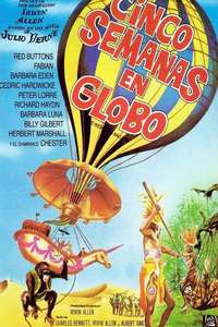 Five Weeks in a Balloon - Poster