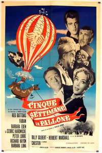 Five Weeks in a Balloon - Poster
