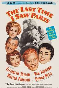 The Last Time I Saw Paris - Poster