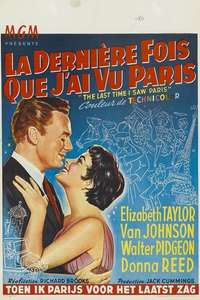 The Last Time I Saw Paris - Poster