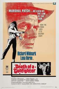 Death of a Gunfighter - Poster