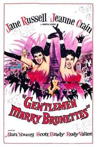 Gentlemen Marry Brunettes - Posters