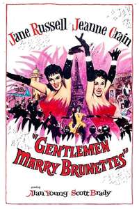 Gentlemen Marry Brunettes - Posters