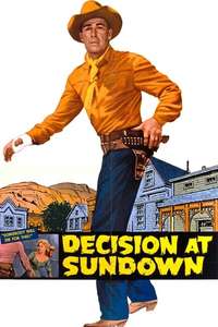 Decision at Sundown - Poster