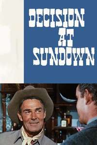 Decision at Sundown - Poster
