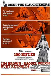 100 Rifles - Poster