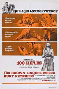 100 Rifles - Poster