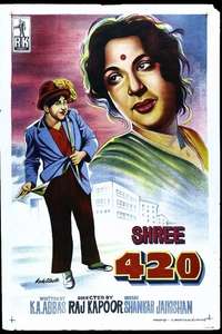 Shree 420 - Poster