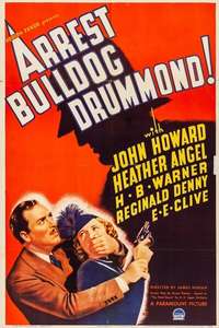 Arrest Bulldog Drummond - Poster