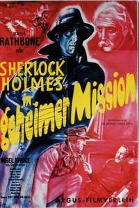 Sherlock Holmes in Washington - Poster