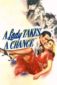 A Lady Takes a Chance - Poster