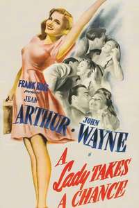 A Lady Takes a Chance - Poster