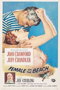 Female on the Beach - Poster