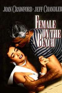 Female on the Beach - Poster