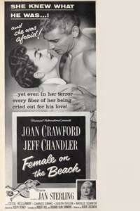 Female on the Beach - Poster