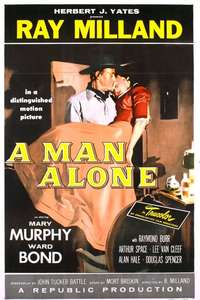 A Man Alone - Poster