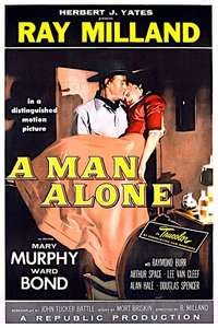A Man Alone - Poster