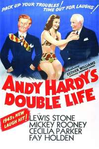 Andy Hardy's Double Life - Poster