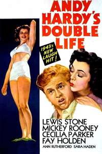 Andy Hardy's Double Life - Poster