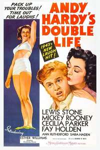 Andy Hardy's Double Life - Poster