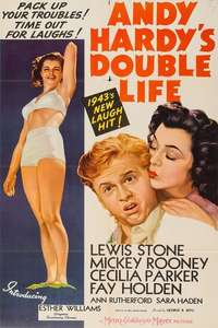 Andy Hardy's Double Life - Poster