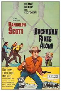 Buchanan Rides Alone - Poster