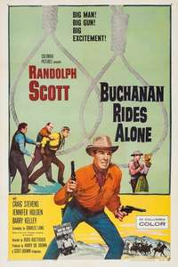 Buchanan Rides Alone - Poster
