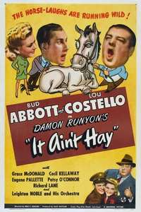 It Ain't Hay - Poster