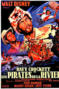 Davy Crockett and the River Pirates - Poster
