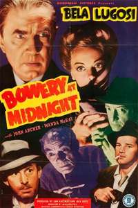 Bowery at Midnight - Poster