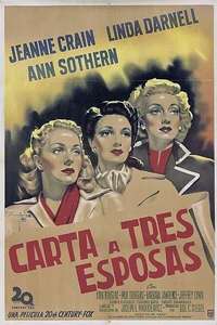 A Letter to Three Wives - Poster