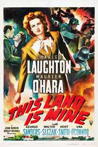 This Land Is Mine - Poster