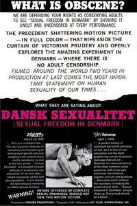 Sexual Freedom in Denmark - Poster