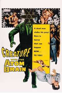 Creature with the Atom Brain - Posters