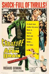 Creature with the Atom Brain - Posters