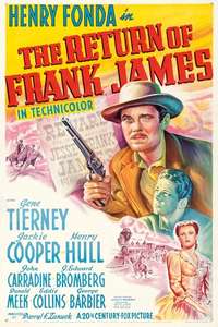The Return of Frank James - Poster