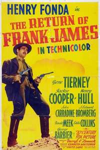 The Return of Frank James - Poster