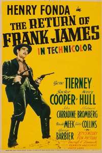 The Return of Frank James - Poster
