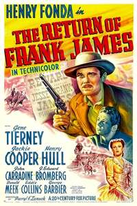 The Return of Frank James - Poster