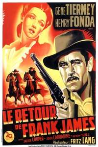 The Return of Frank James - Poster