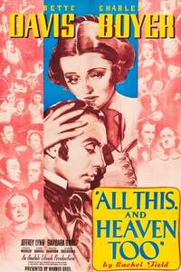 All This  and Heaven Too - Poster