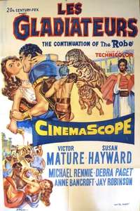 Demetrius and the Gladiators - Poster