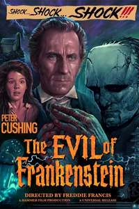The Evil of Frankenstein - Poster