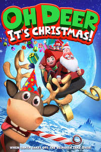 Oh Deer  It's Christmas - Poster