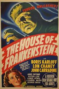 House of Frankenstein - Poster