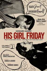 His Girl Friday - Poster